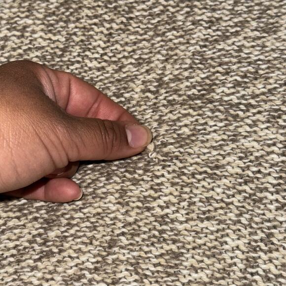 Y2K Old Navy Cardigan Sweater Womens XL Brown Beige Knitted Pockets Button Front - Picture 4 of 11